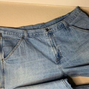 Mens Work Jean Medium Wash Cotton Outdoors Denim Faded Glory